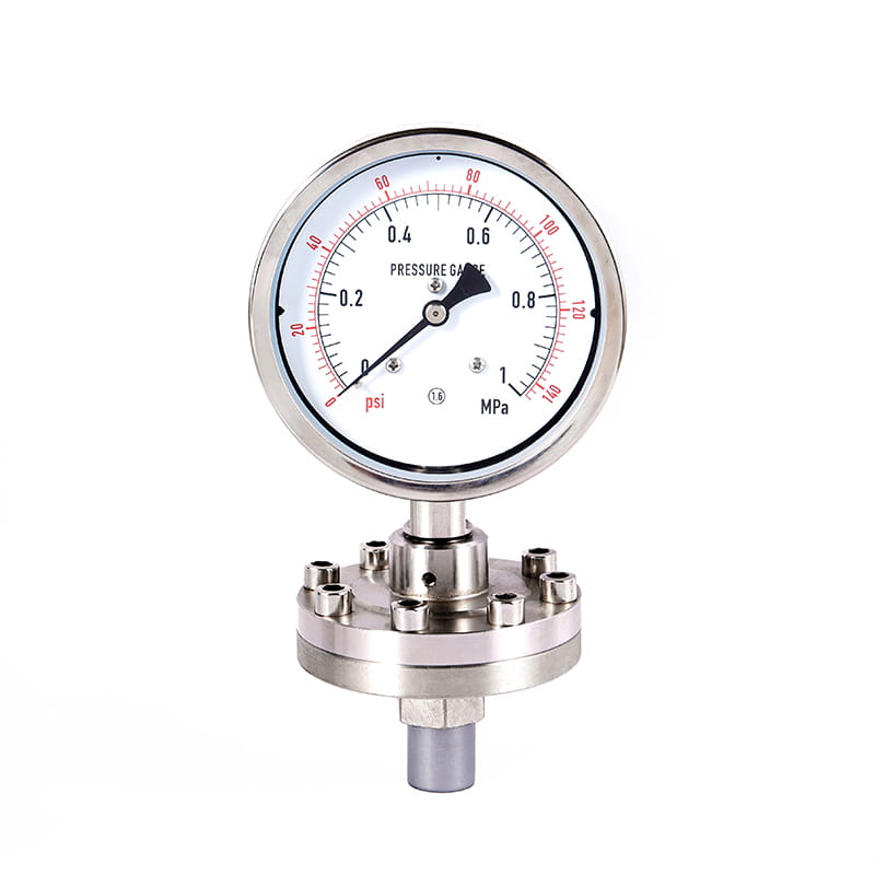 Seri Y-M Semua pengukur tekanan diafragma sanitasi baja tahan karat Seri Y-M Semua pengukur tekanan diafragma sanitasi baja tahan karat